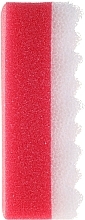 Fragrances, Perfumes, Cosmetics Shower Sponge "SPA" 6015, white-red - Donegal