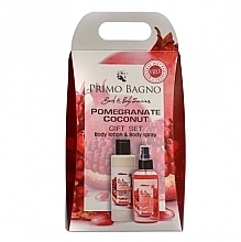 Fragrances, Perfumes, Cosmetics Beauty Set - Primo Bagno Pomegranate Coconut Paper Bag Set (b/lot/150 ml + b/spray/140 ml)