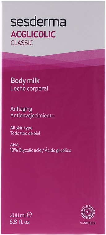 Moisturizing Body Milk - SesDerma Laboratories Acglicolic Body Milk — photo N1