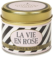 Fragrances, Perfumes, Cosmetics Scented Candle - The Country Candle Company Parisian La Vie en Rose Tin Candle