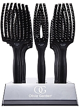 Fragrances, Perfumes, Cosmetics Set - Olivia Garden Fingerbrush Combo Brush Display