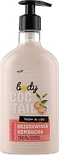 Body Balm "Peach & Tea Mushroom" - Bielenda Coctail Body Balsam Peach Kombucha — photo N2