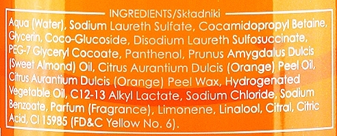 Shower Gel Cream with Orange Oil - Ziaja Orange Butter Creamy Shower Soap — photo N3