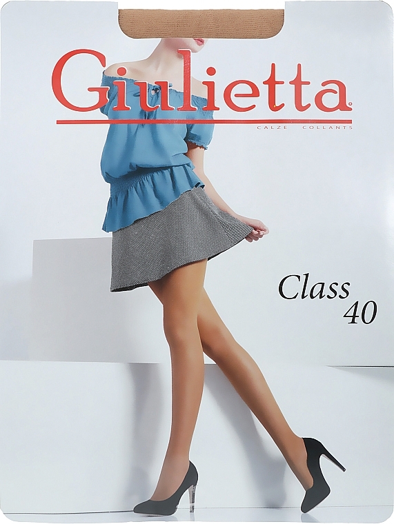 Tights "Class" 40 Den, daino - Giulietta — photo N1