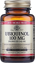 Fragrances, Perfumes, Cosmetics Dietary Supplement "Ubiquinol" 100 mg - Solgar Ubiquinol (reduced CoQ-10)