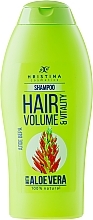 Fragrances, Perfumes, Cosmetics Shampoo - Hristina Cosmetics Hair Volume & Vitality With Aloe Vera Shampoo