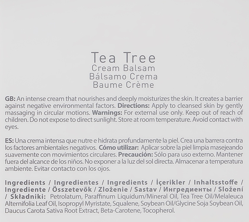 Face Cream - Farmasi Dr.C.Tuna Tea Tree Cream Balsam — photo N3
