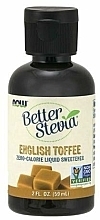 English Iris Drinking Stevia - Now Real Food Better Stevia English Toffee — photo N1