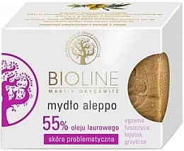 Fragrances, Perfumes, Cosmetics Aleppo Soap with Laurel Oil 55% - Bioline Aleppo Soap
