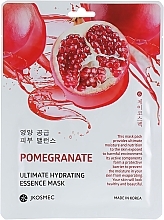 Fragrances, Perfumes, Cosmetics Moisturizing Sheet Mask with Pomegranate Extract - Jkosmec Pomegranate Ultimate Hydrating Essence Mask