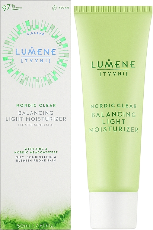 Light Balancing & Moisturizing Face Cream - Lumene Nordic Clear Balancing Light Moisturizer — photo N8