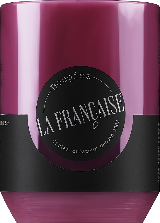 Scented Candle 'Purple Fig' - Bougies La Francaise Purple Fig Scented Pillar Candle 45H — photo N1