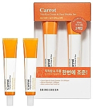 Set - Bring Green Carrot Vita Eye Cream & Face Duo Set (f/cr/30mlx2) — photo N1