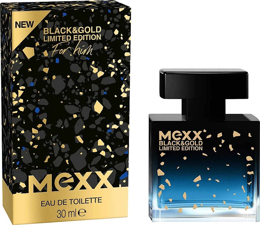 Mexx Black & Gold Limited Edition For Him - Eau de Toilette — photo N1