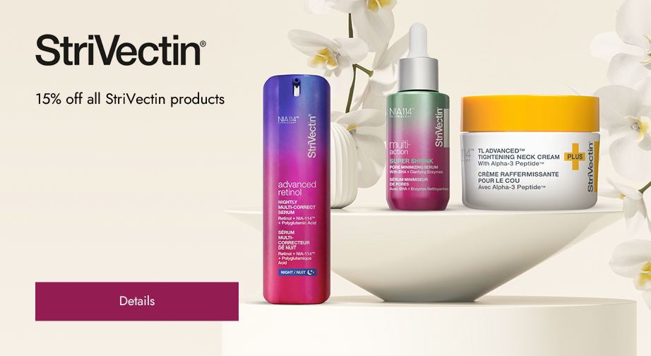 15% off all StriVectin products. Prices on the site already include a discount.