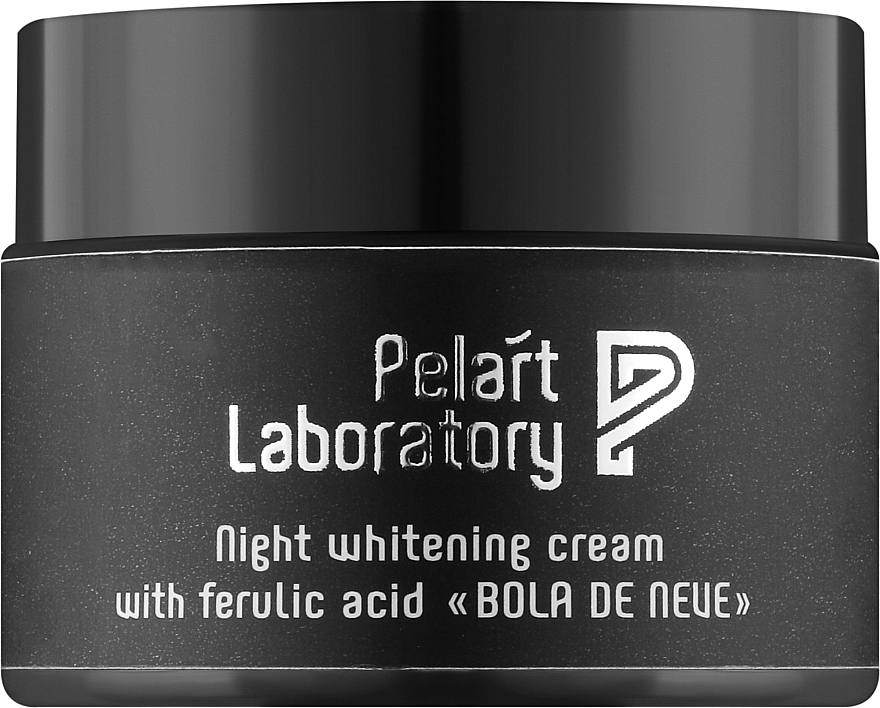 Whitening Night Face Cream with Ferulic Acid 'Bola De Neve' - Pelart Laboratory Night Whitening Cream With Ferulic Acid	 — photo N1