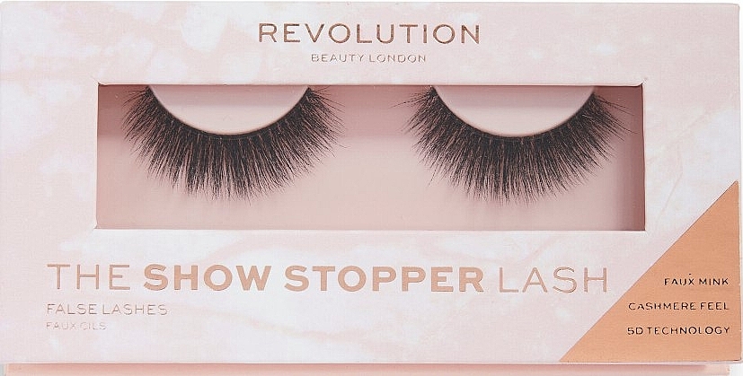 False Lashes - Makeup Revolution 5D Cashmere Faux Mink Lashes Show Stopper — photo N1