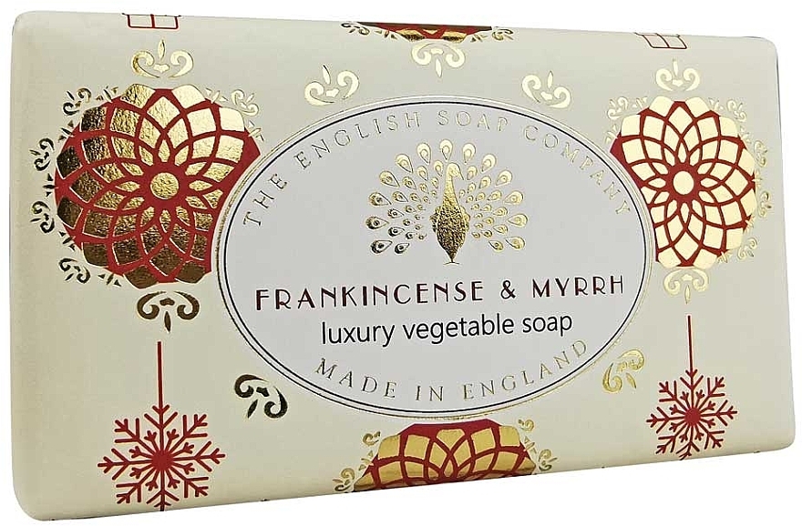 Frankincense & Myrrh Soap - The English Soap Company Christmas Collection Frankincense and Myrrh Soap — photo N1