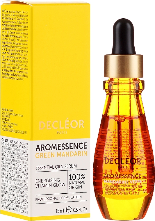 Essential Oils Radiance Facial Serum - Decleor Aromessence Green Mandarin Oil Serum — photo N1