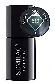 Nail Gel Polish "Cat Eye" - Semilac UV Hybrid Cat Eye — photo N1