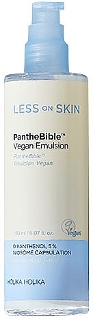 Emulsion for Sensitive Skin - Holika Holika Less On Skin PantheBible Vegan Emulsion — photo N3