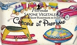 Fragrances, Perfumes, Cosmetics Kids Natural Soap "Mangolia" - Florinda Sapone Vegetale Magnolia Vegetal Soap Handmade