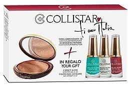 Fragrances, Perfumes, Cosmetics Set - Collistar Ti Amo Italia Biscotto Kit (Powder/10g + Nail/3x6ml)