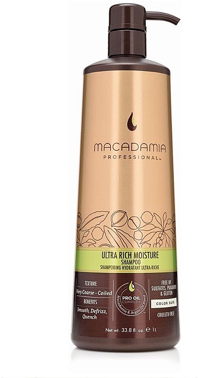 Hair Shampoo - Macadamia Professional Natural Oil Ultra Rich Moisture Shampoo — photo N3