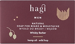 Fragrances, Perfumes, Cosmetics Beard Soap - Hagi Men Whiskey Barber Soap
