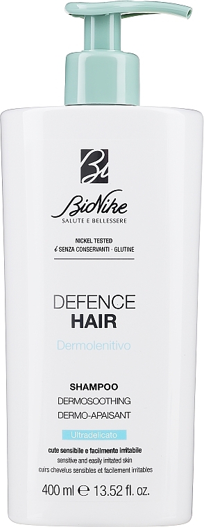 Ultra Gentle Shampoo - BioNike Defence Hair Shampoo Dermosoothing — photo N1