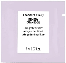 Fragrances, Perfumes, Cosmetics Soothing Face Cleanser - Comfort Zone Remedy Cream to Oil (sample)