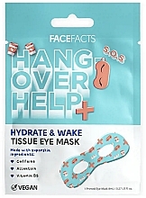 Hangover Moisturizing Sheet Mask - Face Facts Hangover Help Hydrating Tissue Eye Mask — photo N1