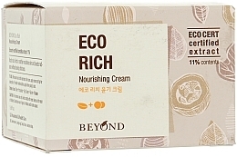 Fragrances, Perfumes, Cosmetics Nourishing Face Cream - Beyond Eco Rich Cream