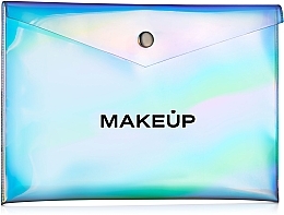 Fragrances, Perfumes, Cosmetics Transparent Makeup Bag "Holographic", 22x15 cm - MAKEUP