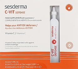 Fragrances, Perfumes, Cosmetics Vitamin C Ampoules - Sesderma C-Vit Antiox Defense Food Supplement