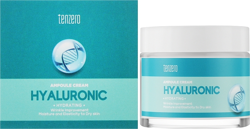 Ampoule Face Cream with Hyaluronic Acid - Tenzero Hydrating Hyaluronic Acid Ampoule Cream — photo N2