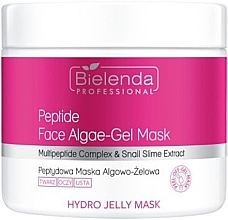 Fragrances, Perfumes, Cosmetics Algae Face Gel Mask with Peptides - Bielenda Professional Hydro Jelly Mask Peptide Face Algae-Gel Mask