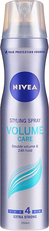 Hair Spray "Volume Care" with Keratin Protection - NIVEA Hair Care Volume Sensation Styling Spray — photo N2