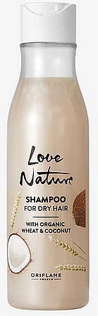 Nourishing Organic Wheat & Coconut Shampoo for Dry Hair - Oriflame Love Nature — photo N1