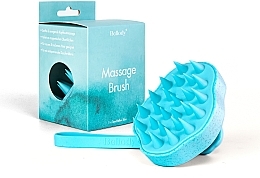 Scalp Massage Brush, Seychelles Blue - Bellody Scalp Massage Brush — photo N1
