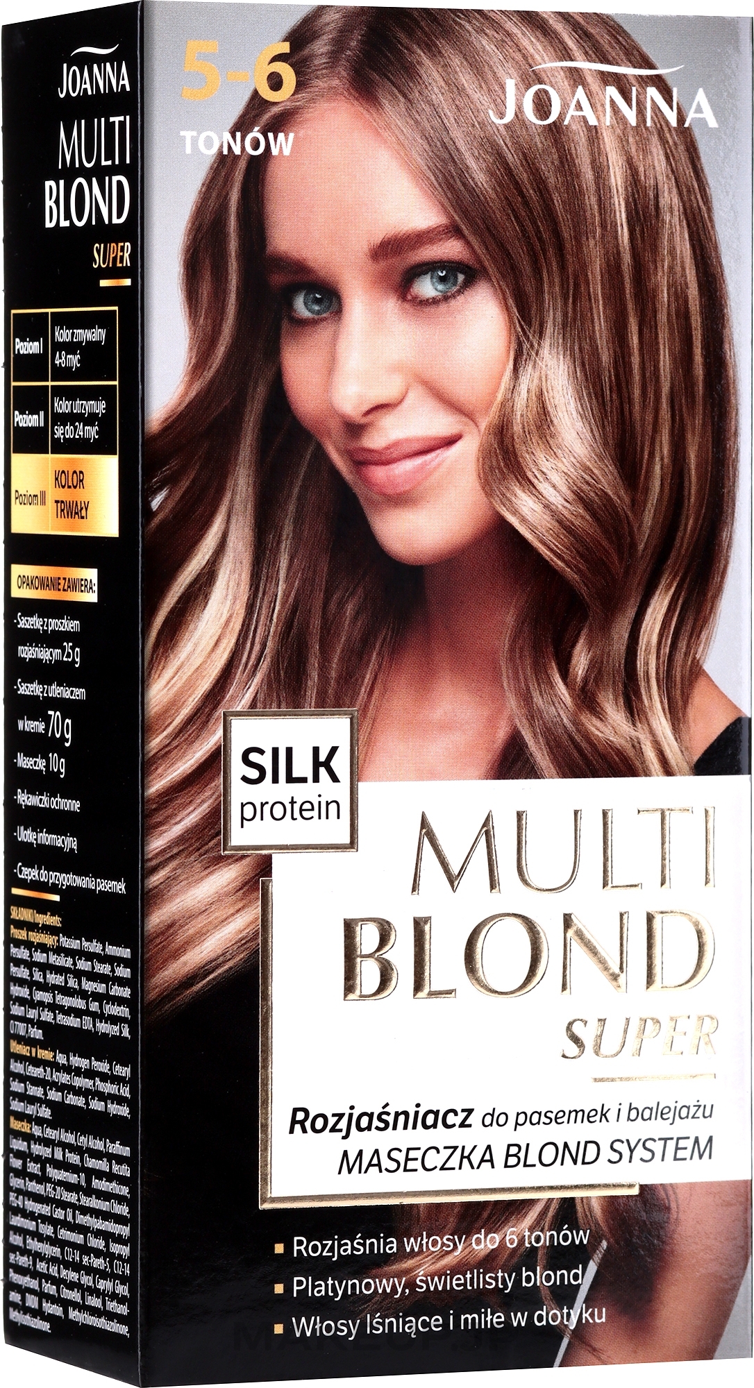 Hair Lightener up to 6 Tones - Joanna Multi Blond Super — photo 70 g
