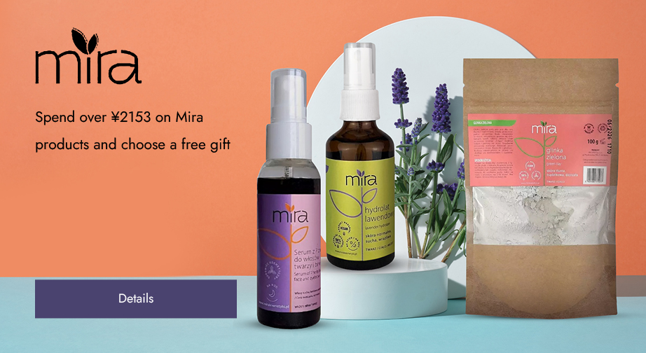 Spend over ¥2153 on Mira products and choose a free gift 