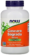 Natural Dietary Supplement, 450 mg - Now Foods Cascara Sagrada — photo N7