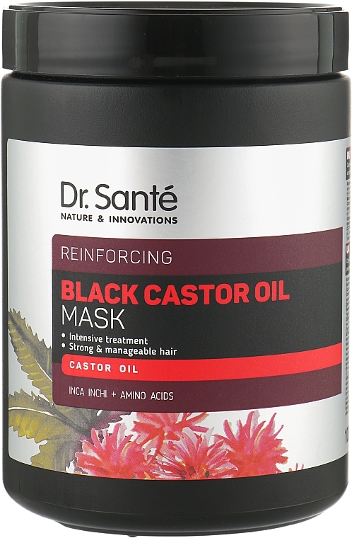 Hair Mask - Dr. Sante Black Castor Oil Mask — photo N3