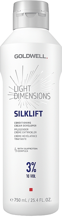 Conditioning Cream Developer - Goldwell Silk Lift 3% Conditioning Cream — photo N1