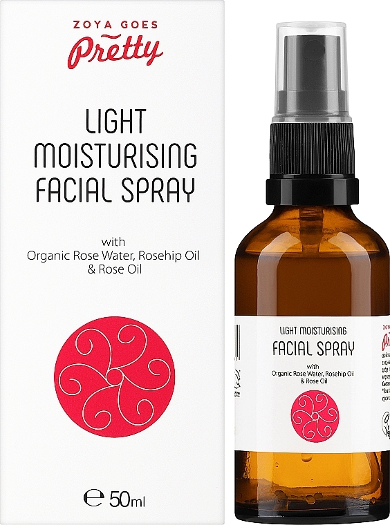 Lightweight Moisturizing Face Spray - Zoya Goes Light Moisturising Facial Spray — photo N2