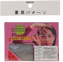 Fragrances, Perfumes, Cosmetics Eyebrow Stencil Shaper, size A5, A6, A7, A8 - Magical Eyebrow Style