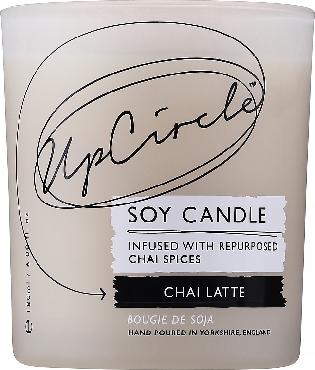 Soy Scented Candle - UpCircle Chai Latte Soy Candle — photo N1