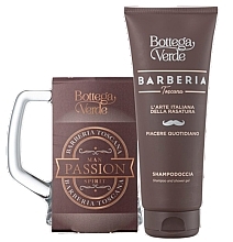 Bottega Verde Barberia Toscana  - Set (sh/gel/50ml+beer/mug/1pc) — photo N1