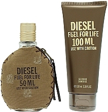 Fragrances, Perfumes, Cosmetics Diesel Fuel for Life Homme - Set (edt/50ml + sh/gel/100ml)